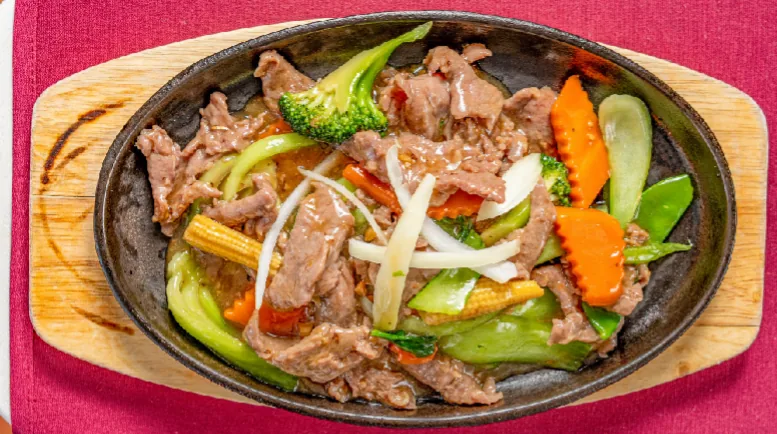 Lamb with Ginger & Shallots